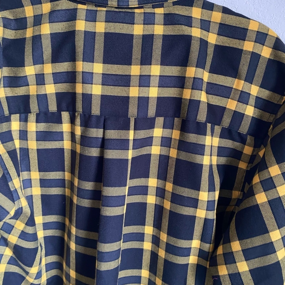 Dixxon Flannel Co Wu-Tang Clan Inspired Yellow Black Plaid Flannel Shirt L - Picture 10 of 13